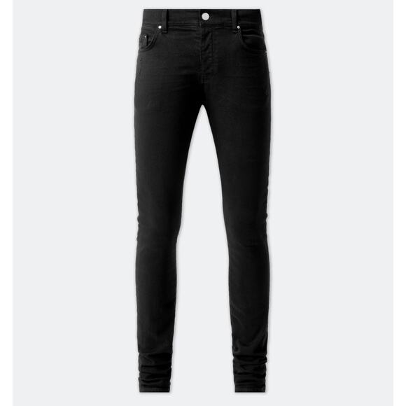 AMIRI Stack Jean Black OD Sz 28 x 34 {3L36} - Picture 1 of 7